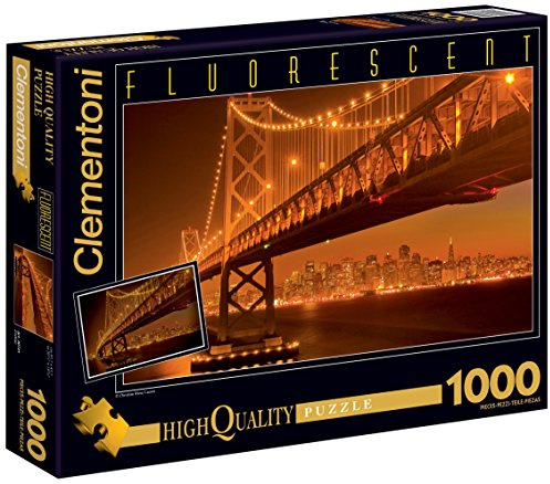 Clementoni 39175.2 - Puzzle Fluorescent 1000 teilig San Francisco
