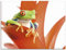 ARTland Wanddeko Glasbilder Wandbild Glas Bild einteilig 80x60 cm Querformat Natur Tiere Frosch Laubfrosch Pflanzen T5XA