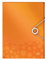 Leitz 46290044 Ablagebox WOW, A4, PP, 30 mm, orange metallic