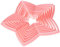 Ibili 798900 Set 10 Emporte-Pièces Sapin, Plastique, Rosa, 21 x 24 x 2 cm
