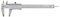 HELIOS-PREISSER 0197501 Taschenmessschieber SOFT-SLIDE 1/20 mm Plus 1/128 zoll, 150 x 40 mm
