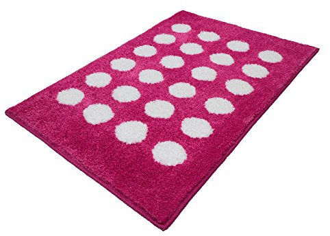 Meusch 2726460519 Badteppich Wendy, Polyester, cyclam, 90 x 60 x 1.50 cm