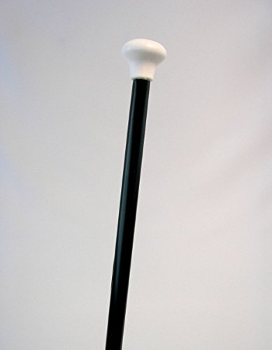 Festartikel Miller GmbH Müller Dandystock Polyethylen, Polyvinylchlorid Schwarz-Weiß Fasching, Maße inkl. Verpackung: 87cm x 4,5cm x 4,5cm, 100.024.00 85