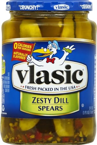 Vlasic Zesty Dill Spears 710ml 24floz