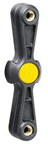 Topeak Adapter X-15 Befestigung Für Flaschenhalter, Black, 2.5 x 1.5 x 7.9 cm