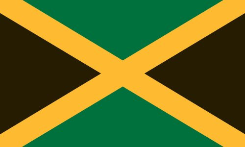Valley Forge Flag Amérique Drapeau de société en Nylon Drapeau de la Jamaïque, Nylon, 3-Foot by 5-Foot