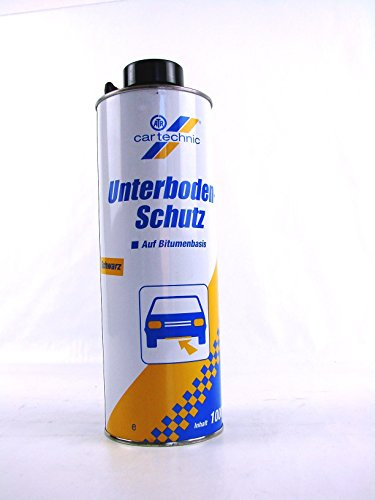 1L Cartechnic Unterbodenschutz schwarz Unterboden Schutz für UBS Pistole