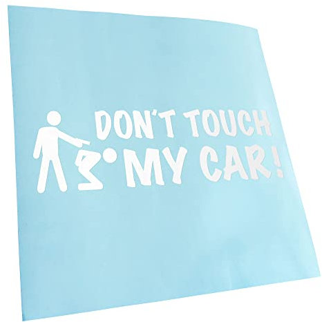 - Autoaufkleber - Dont touch my Car Aufkleber für Auto, Laptop, Fahrrad, LKW, Motorrad mehrfarbig JDM Decal Racing