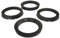4 Zentrierringe 74,1 mm - 57,1 mm