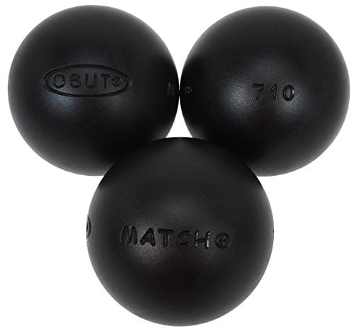 Obut - Match Plus 75 mm – Boccia-Kugeln – Schwarz