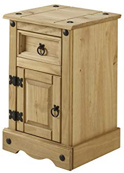 Mercers Furniture Corona 1 Door 1 Drawer Bedside