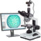 AmScope T490B-5M Trinokulares Biologisches Verbundmikroskop mit 5MP USB-Digitalkamera, 40X-2000X, 12 x 9 x 16