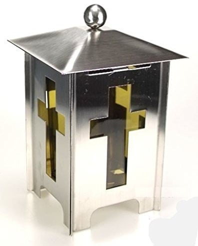 Moll Grablaterne Vernum aus Edelstahl , Höhe 21 cm