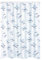 RIDDER Duschvorhang Textil ca. 120x200 cm, Helgoland, blau, inkl. Ringe | Waschbar | ÖkoTex