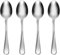 Oneida 2865004D Flight Everyday Flatware Dinner Spoons, Set of 4, 18/0 Stainless Steel, Silverware Set