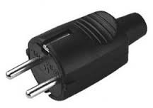 Faher - Clavija De Goma Macho Tt Lateral 16A