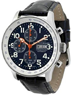 Zeno-Watch Herrenuhr - X-Large Pilot Chronograph Day-Date Special - P557TVDD-b15