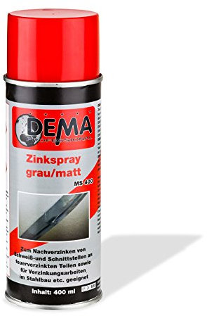 Zink PROFESSIONAL Spray 400 ml grau matt Zinkspray Dose hitzebeständig