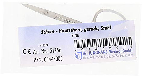 Hautschere Gerade 9 cm