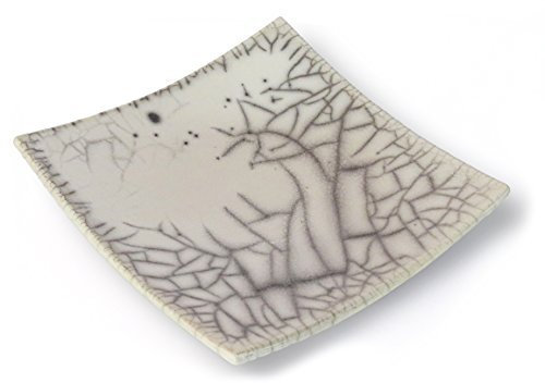 Ceramiche Liberati - Centrotavola quadrato raku nudo
