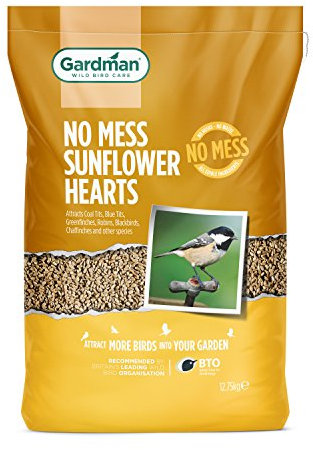 Gardman No Mess Sunflower Hearts for Wild Birds - 12.75kg, A05200
