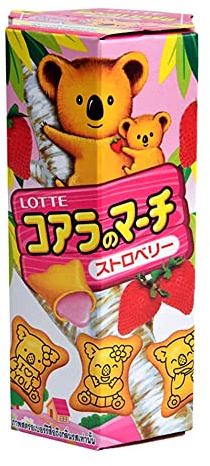 Fresa, Lotte Koala's March Fresa Galletas Galletas 41g