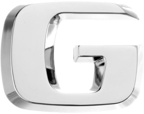 Luxbling Auto Chrom 3D Buchstabe - Silber - G