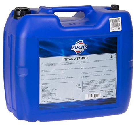20L 20 Liter FUCHS TITAN ATF 4000 Getriebeöl Automatikgetriebeöl MB 236.1