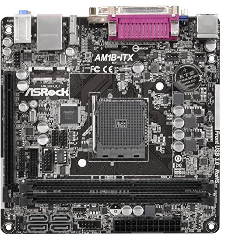 ASRock AM1B-ITX Mainboard Sockel (micro-ATX, DDR3 Speicher, 4x SATA III, 4x USB 3.0)