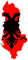 Akachafactory Selbstklebend Wandtattoo Sticker, Auto Vinyl Flagge Karte Albanien