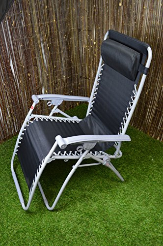 Lounger / Recliner / Relaxer Reclining Chair Textoline For Garden Or Patio