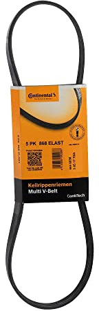 CONTITECH 5PK868 ELAST Keilrippenriemen Kompatibel mit FORD FOCUS III Turnier 30650846 4M5Q6C301BB 5 PK 850