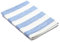 LinenMe, Philippe Badetuch aus blauem Leinen, 65 x 135 cm 0154802