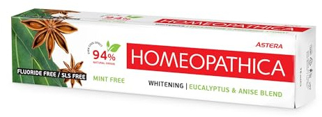 ASTERA HOMEOPATHICA WHITENING – Zahnpasta mit Eucalyptus & Anise blend, 75ml
