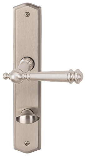 Alpertec Ron - LS Edelstahlfarbig für Badtüren WC Drückergarnitur Türdrücker Türbeschläge, 32870093