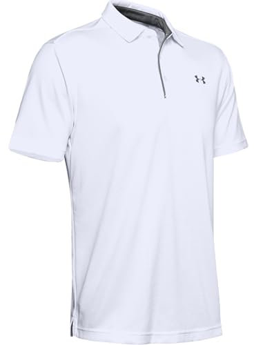 Under Armour Men Tech, Lightweight and Breathable Polo T Shirt for Men, Comfortable Short Sleeve Polo Shirt