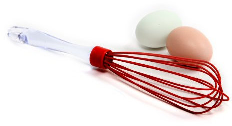 Norpro Silicone Whisk, Red 2116R Silikon-Schneebesen, rot, One Size