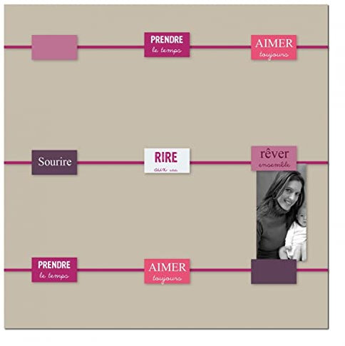 Pêle mêle Motus rose Bruit de Cadre