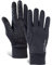 TrailHeads Laufhandschuhe Herren | Touchscreen Handschuhe - Leichte Power Stretch - Schwarze (groß)