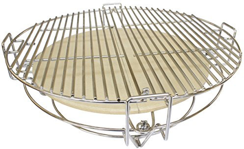 BBGrill Kamado Divide und Conquer Cooking System for 21 Zoll, grau, 48x48x5 cm, KA-24