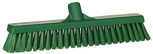 Vikan 31742 Soft/Hard Broom, Green, 410mm Length, 90mm Width, 120mm Height