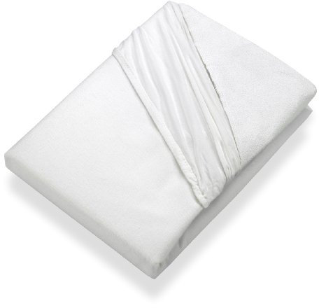 SETEX Molton/Frottee Matratzenschutz, Wendeauflage, 120 x 200 cm, Weiß, Air, MFAI120200541002