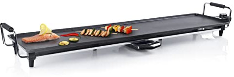 Tristar BP-2834 Grillplatte – Bratfläche: 100 x 22 cm – Mit Antihaftbeschichtung, Schwarz