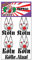 Köln-Tattoos, sortierte Motive, Accessoire, Köln, Tattoo, Aufkleber, Party, Kölner Karneval, Hautaufkleber, Zubehör, Körperschmuck (Dom)