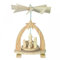 Weihnachts-Pyramide Krippe, H: 23 cm, handgearbeitet im Kunsthandwerks-Stil