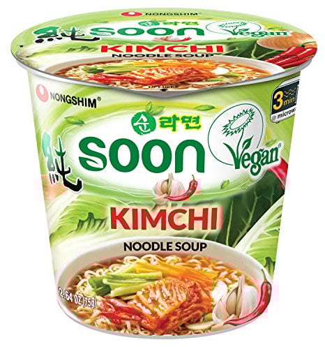 NongShim Kimchi Noodle Soup Cup 75ml (Pack of 6)