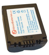 AboutBatteries Batterie Type PANASONIC CGR-S006E, 7.2V, 710mAh, Li-ION