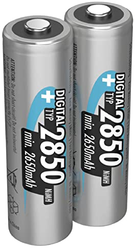Ansmann Digital Mignon (AA) Blue Akkus 1,2Volt 2.850mAh NiMH im 2er Pack