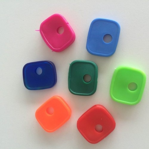 Ringe Segnachiavi Distinguichiavi PVC farbige A Lünette Packung 25 Stück