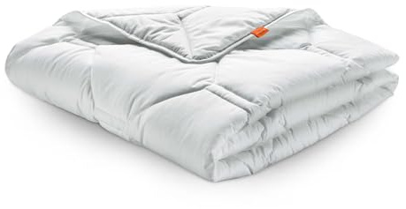 sleepling Sommerdecke 155x220 cm, leichte Sommer Bettdecke, Komfort 100 | Dünne Sommerbettdecke, 100% feine Mikrofaser, Füllung HCS-Faserkugeln, Decke 155 x 220 cm, Made in Germany, OEKO-TEX